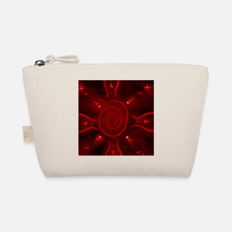 SUNNY RED MANDALA Organic Pouch