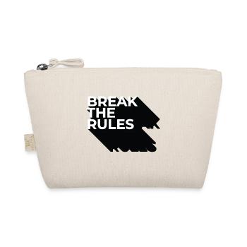 Break the Rules - Bio-Täschchen - Natur - Vorne