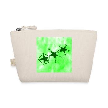 3 STARS SMILING GREEN - Organic Pouch - nature - Front