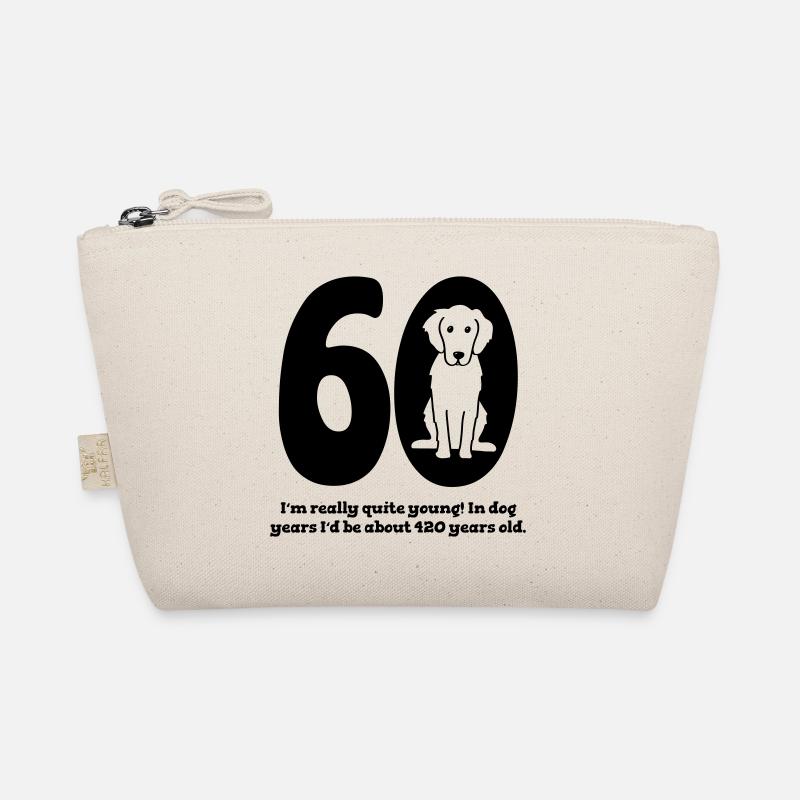 60e anniversaire avec chien Trousse biologique