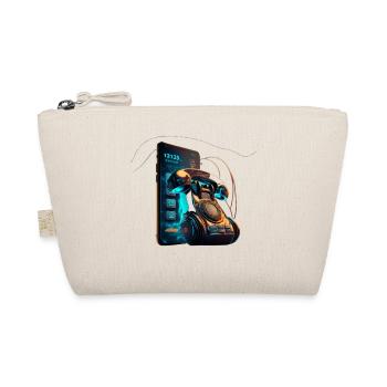 Smartphone merges with phone - Organic Pouch - nature - Front