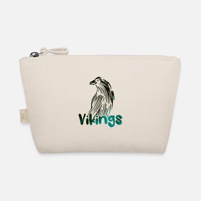 Raven logo Vikings Organic Pouch