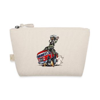 Fire brigade fire protection fire engine lifesaver - Organic Pouch - nature - Front