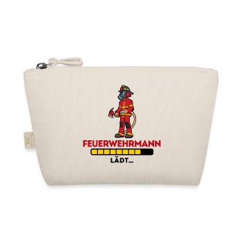 Feuerwehr Brandschutz Statement Feuerwehrmann - Bio-Täschchen - Natur - Vorne