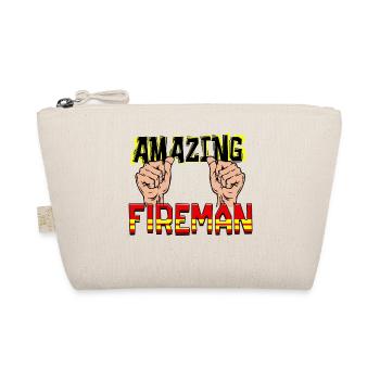 Fire Brigade Statement Professional Fire Brigade Lifesaver - Organic Pouch - nature - Front