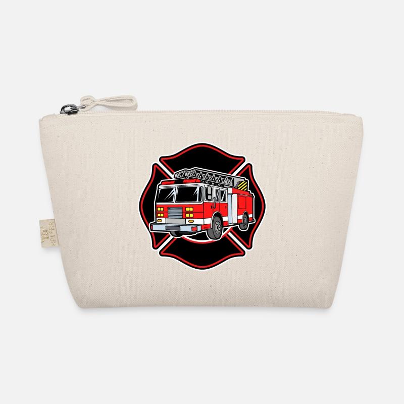 Rescuer fire engine fire brigade professional fire brigade Organic Pouch