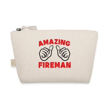 Professional fire brigade fire protection fire brigade statement - Organic Pouch - nature - Front