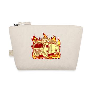 Fire Burning Fire Brigade Fire Engine Fire Protection - Organic Pouch - nature - Front