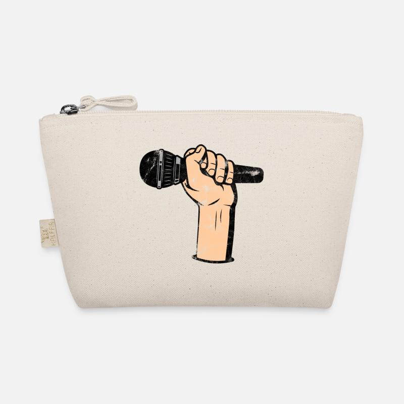 Microphone Retro - Organic Pouch - nature