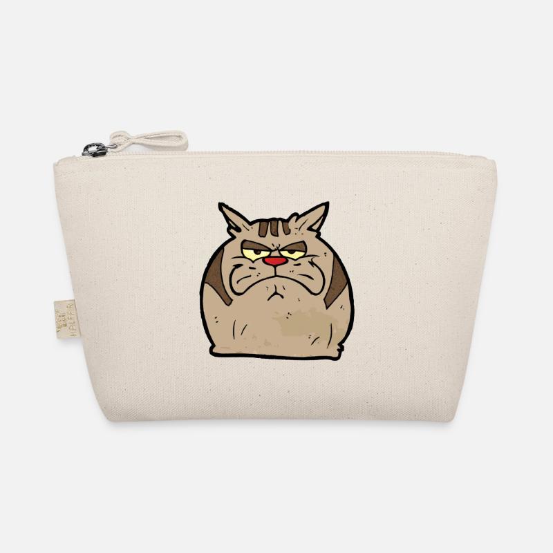 crumpy cat cartoon #4 Bio-Täschchen