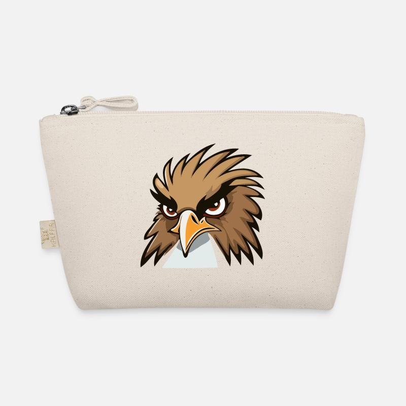Illustration de bande dessinée Funny Eagle Head Trousse biologique