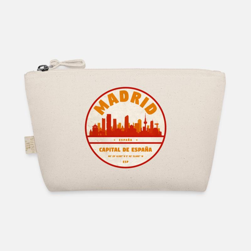 Cercle Vintage de la Skyline de Madrid Trousse biologique