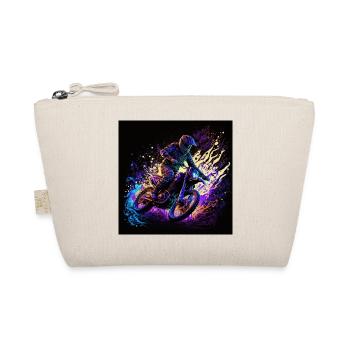 Motocrosser cool dans le style Black Light - Trousse biologique - nature - Devant