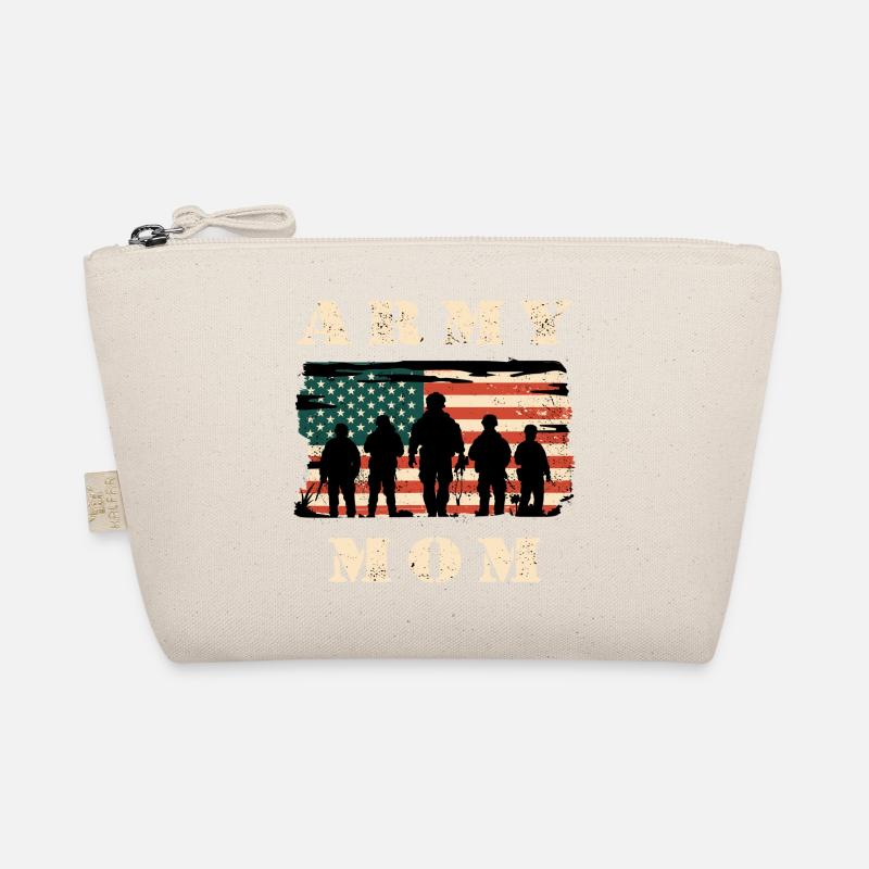 Mère de l'armée avec drapeau américain Trousse biologique