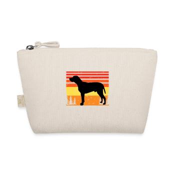 Braque Du Bourbonnais Chien Silhouette Rétro Coucher de Soleil - Trousse biologique - nature - Devant