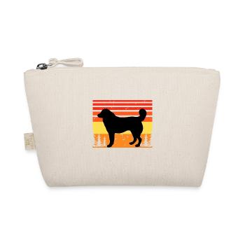 Bucovina Berger Chien Amour Silhouette Rétro Coucher de Soleil - Trousse biologique - nature - Devant