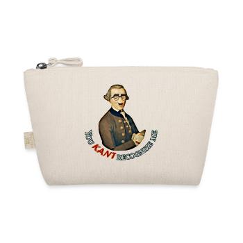 Funny Philosopher: Can't recognize Immanuel Kant - Organic Pouch - nature - Front