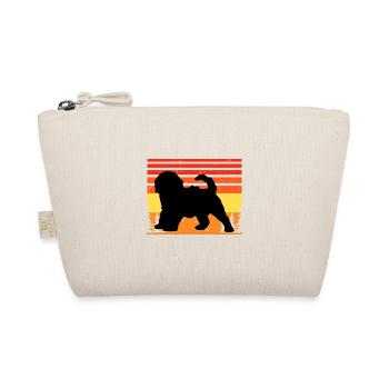 Cockapoo Dog Lover Silhouette Vintage Sunset - Trousse biologique - nature - Devant