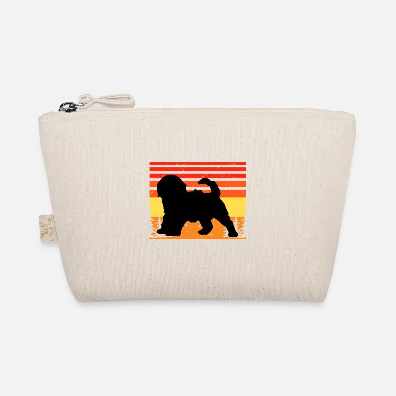Cockapoo Dog Lover Silhouette Vintage Sunset Trousse biologique