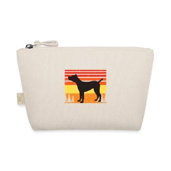 Cane Corso Dog Lover Silhouette Vintage Sunset - Trousse biologique - nature - Devant