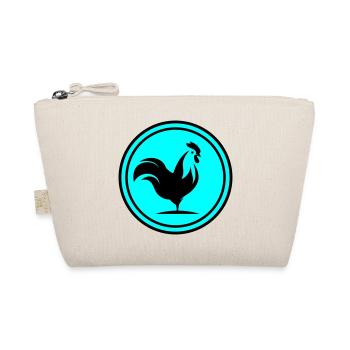 Rooster animal circle - Organic Pouch - nature - Front