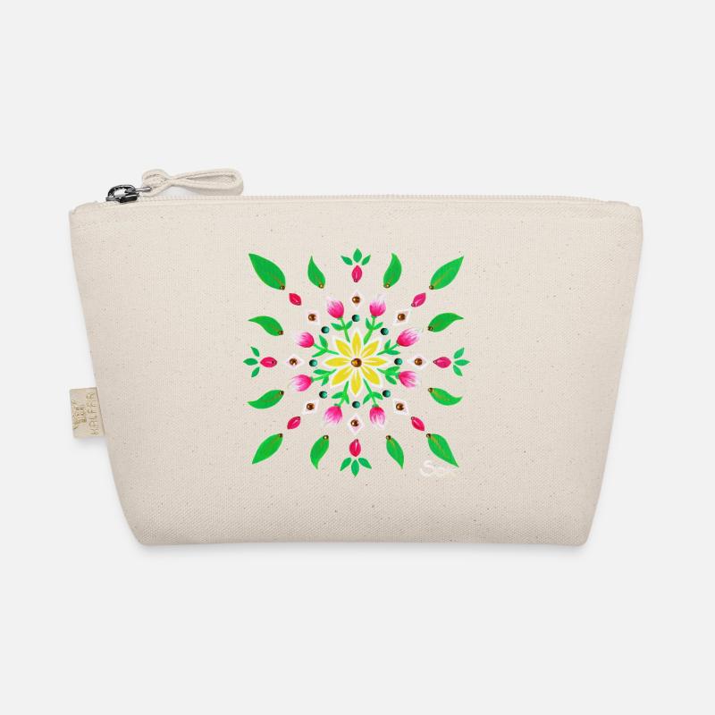 BlumenMandala Frühling - Sonja Ariel von Staden - Bio-Täschchen - Natur