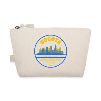 Bogotá Skyline Emblem - Organic Pouch - nature - Front