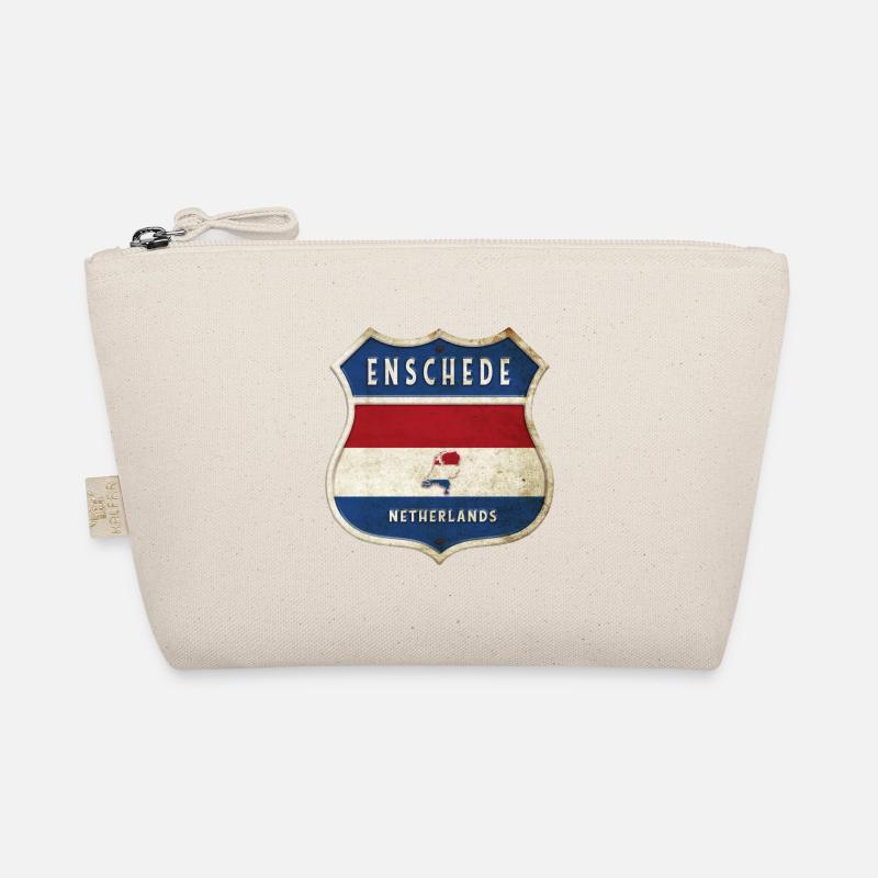 Enschede Niederlande Wappen Design - Bio-Täschchen - Natur