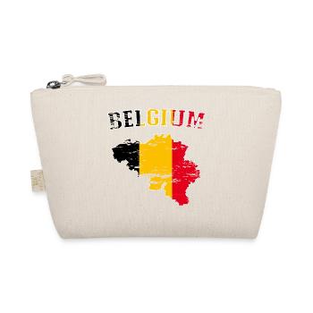 Belgium Wall Map Flag used - Organic Pouch - nature - Front