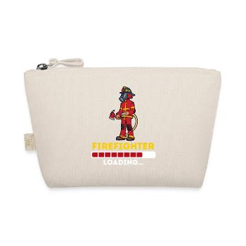 Fire brigade fire hose slogan firefighter - Organic Pouch - nature - Front