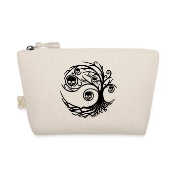 Black tree with skulls - Organic Pouch - nature - Front