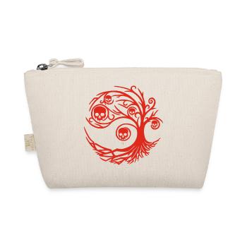 Red tree with skulls - Organic Pouch - nature - Front