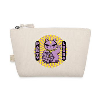 Party lucky cat - Organic Pouch - nature - Front