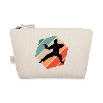 Men's Kung Fu Women's Martial Arts Kungfu Wushu - Organic Pouch - nature - Front