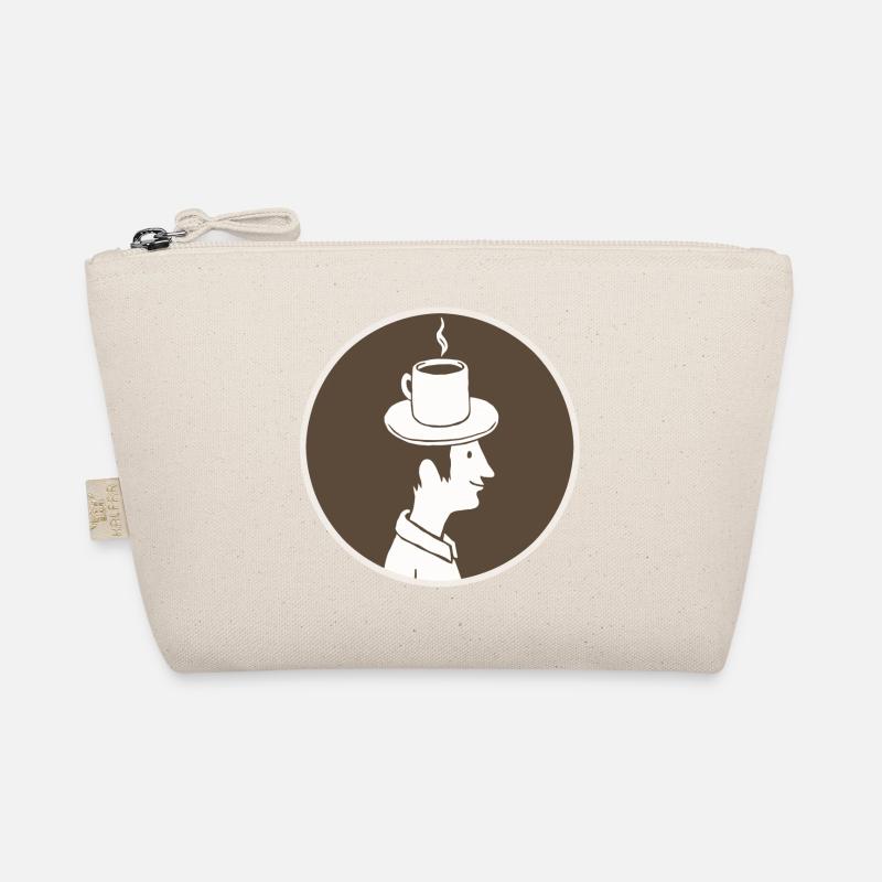 Kaffeehut Mann Bio-Täschchen