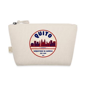 Quito Monasterio Retro Emblem 1534 - Organic Pouch - nature - Front