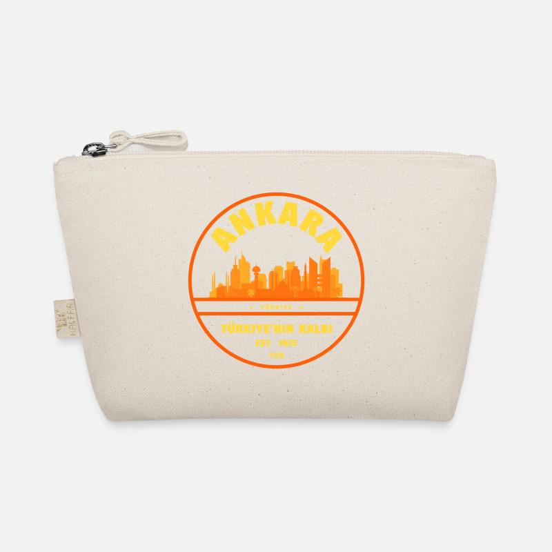 Ankara Skyline Retro Logo Bio-Täschchen