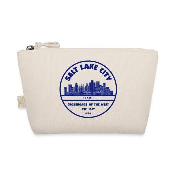 Blason de la silhouette de la silhouette de Salt Lake City - Trousse biologique - nature - Devant