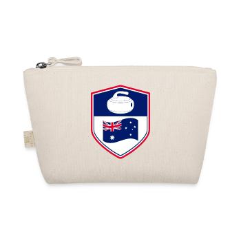 Australian Flag Curling Winter Ice Sport Australia - Organic Pouch - nature - Front