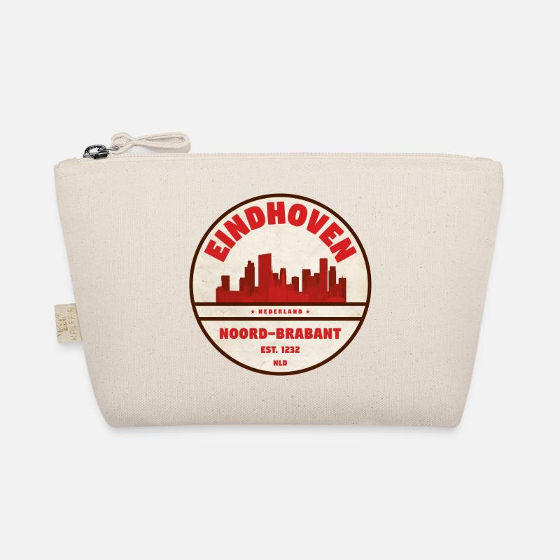 Eindhoven Skyline Badge NL Organic Pouch