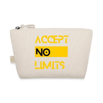 accept no limits grenzenlos erfolg motivation - Bio-Täschchen - Natur - Vorne