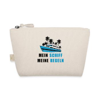 Mein Boot meine Regeln - Bio-Täschchen - Natur - Vorne