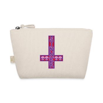 Sinner On Inverted Cross Pink & Purple - Bio-Täschchen - Natur - Vorne