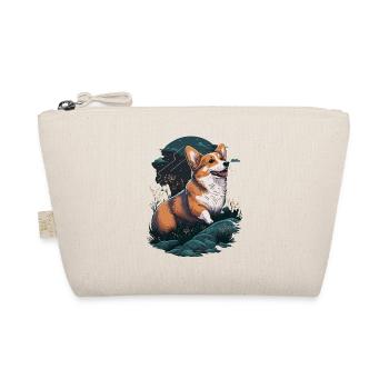 Corgi avec les fleurs - Trousse biologique - nature - Devant