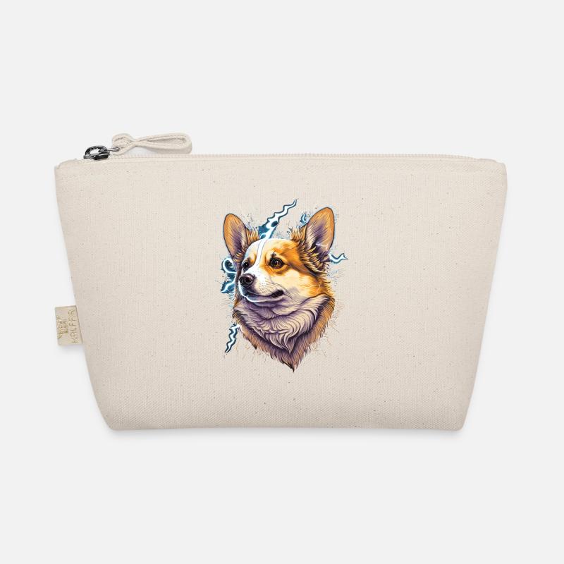 Corgi with super powers Organic Pouch