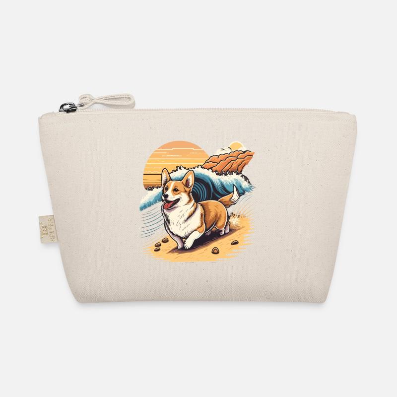 Corgi avec les vagues Trousse biologique