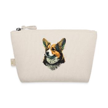 Formeller Post Corgi - Bio-Täschchen - Natur - Vorne