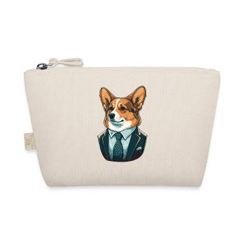 Lawyer Suit Corgi - Organic Pouch - nature - Front