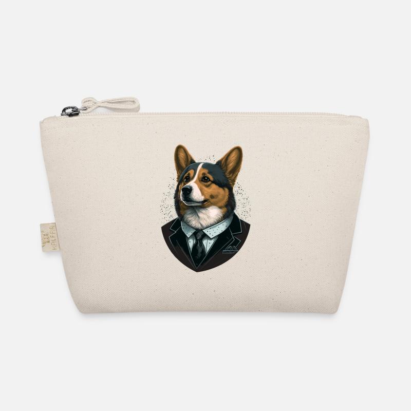 Corgi en costume noir Trousse biologique