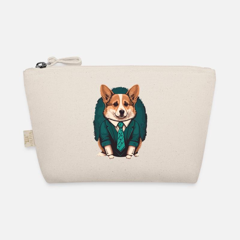 Corgi en costume vert Trousse biologique